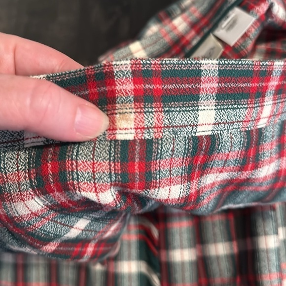 Susan Bristol Vintage Plaid Pleated Wrap Maxi Skirt English Holiday Size 10 - Picture 9 of 9